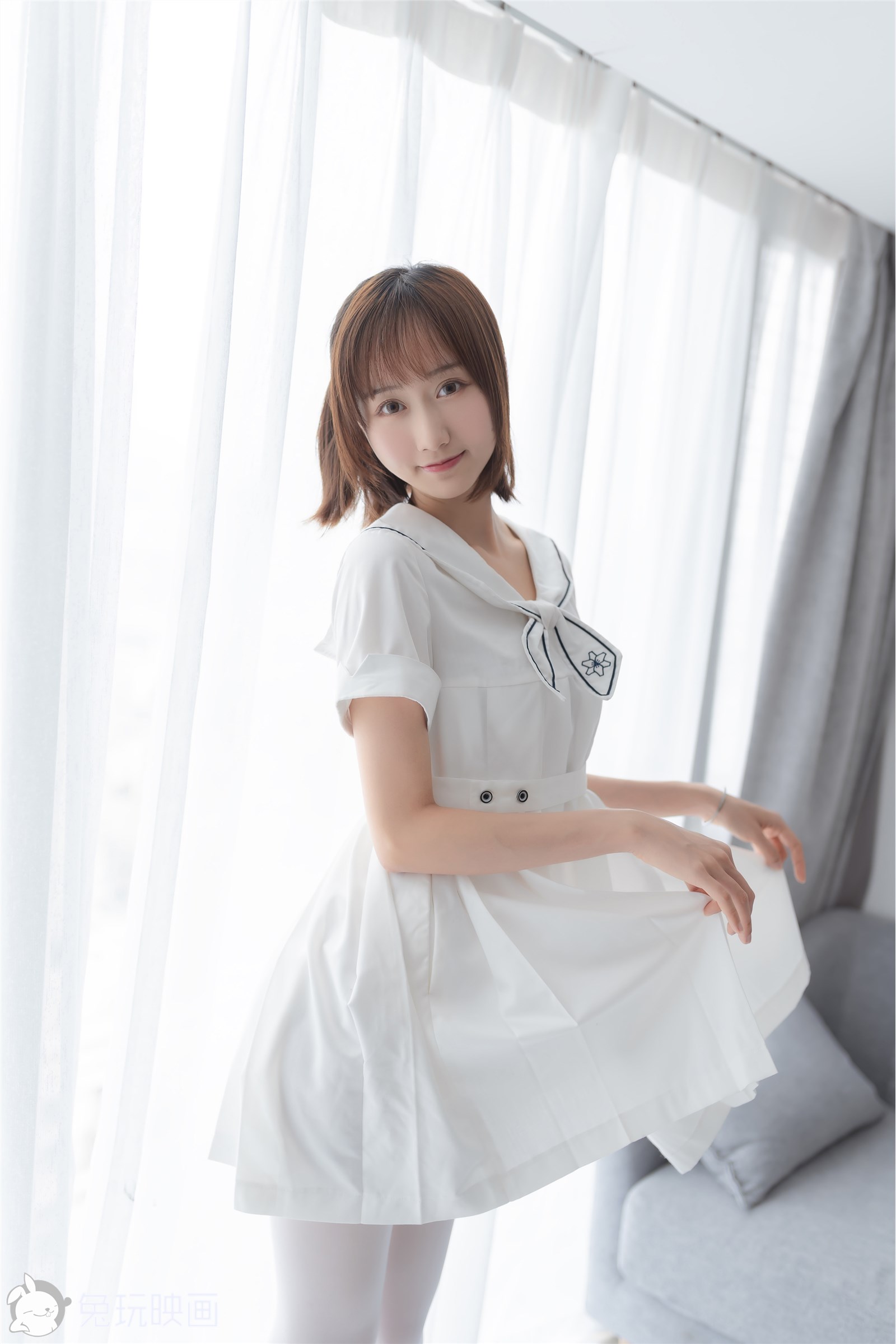 Rabbit Play Image VOL.077 Pure Love White Skirt(34)